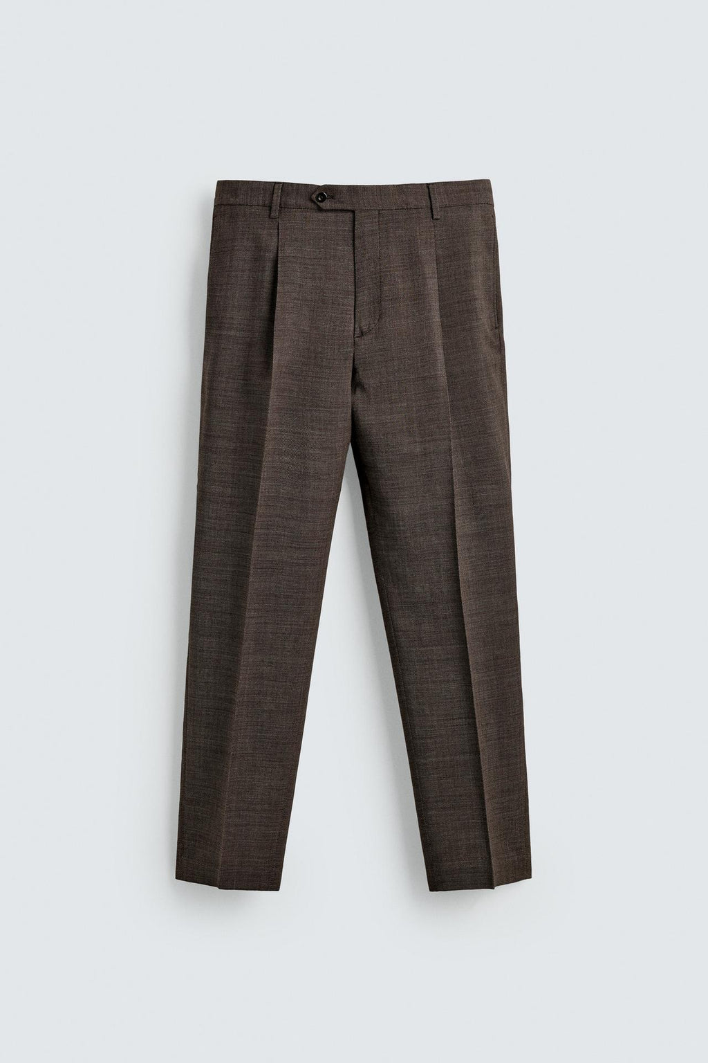 Pantalon en laine coupe droite Zara