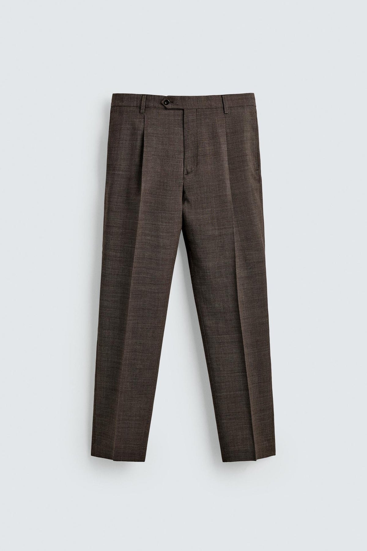 Pantalon en laine coupe droite Zara