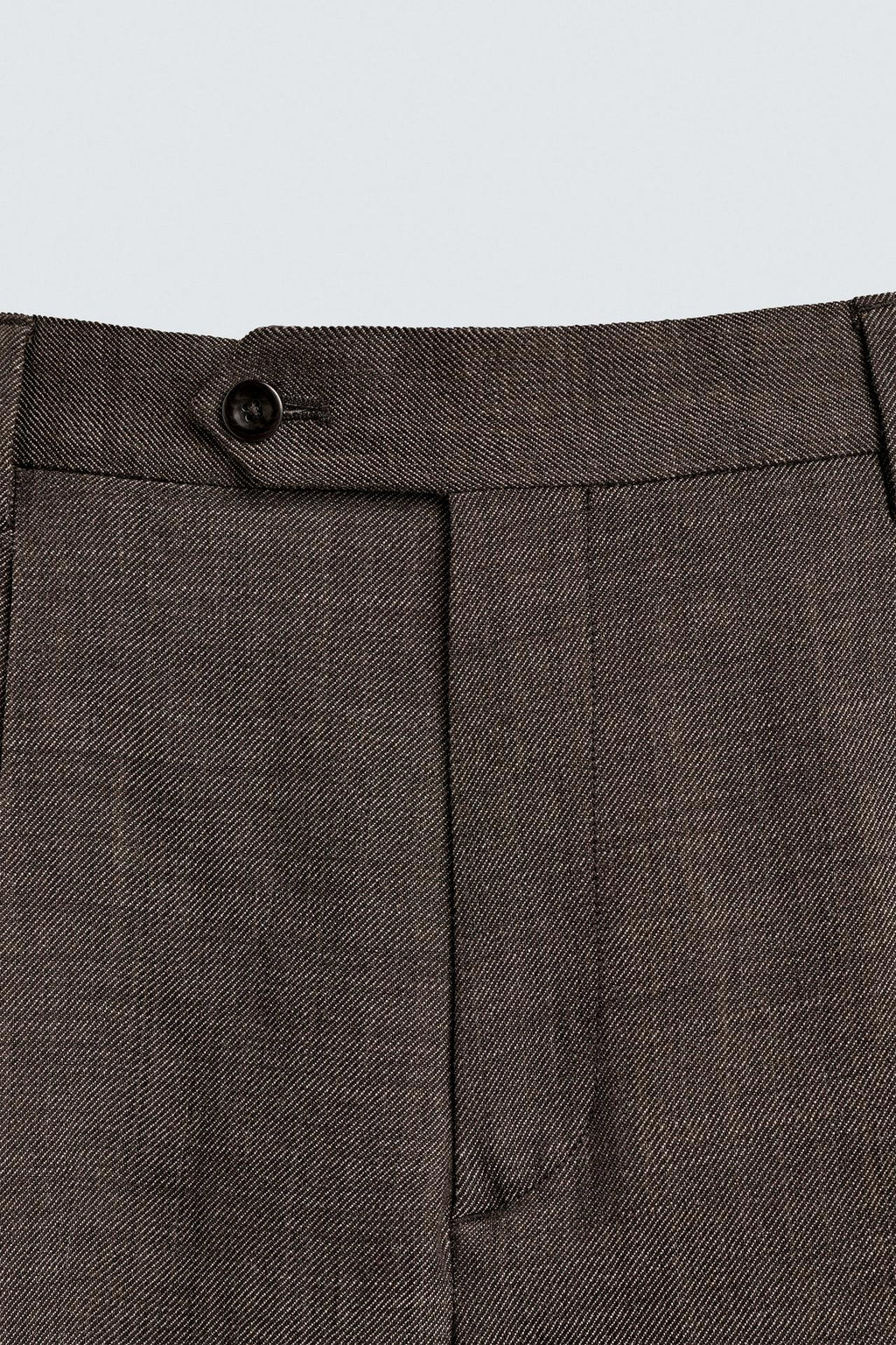 Pantalon en laine coupe droite Zara