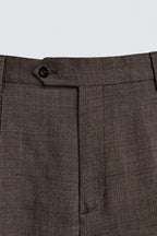 Pantalon en laine coupe droite Zara