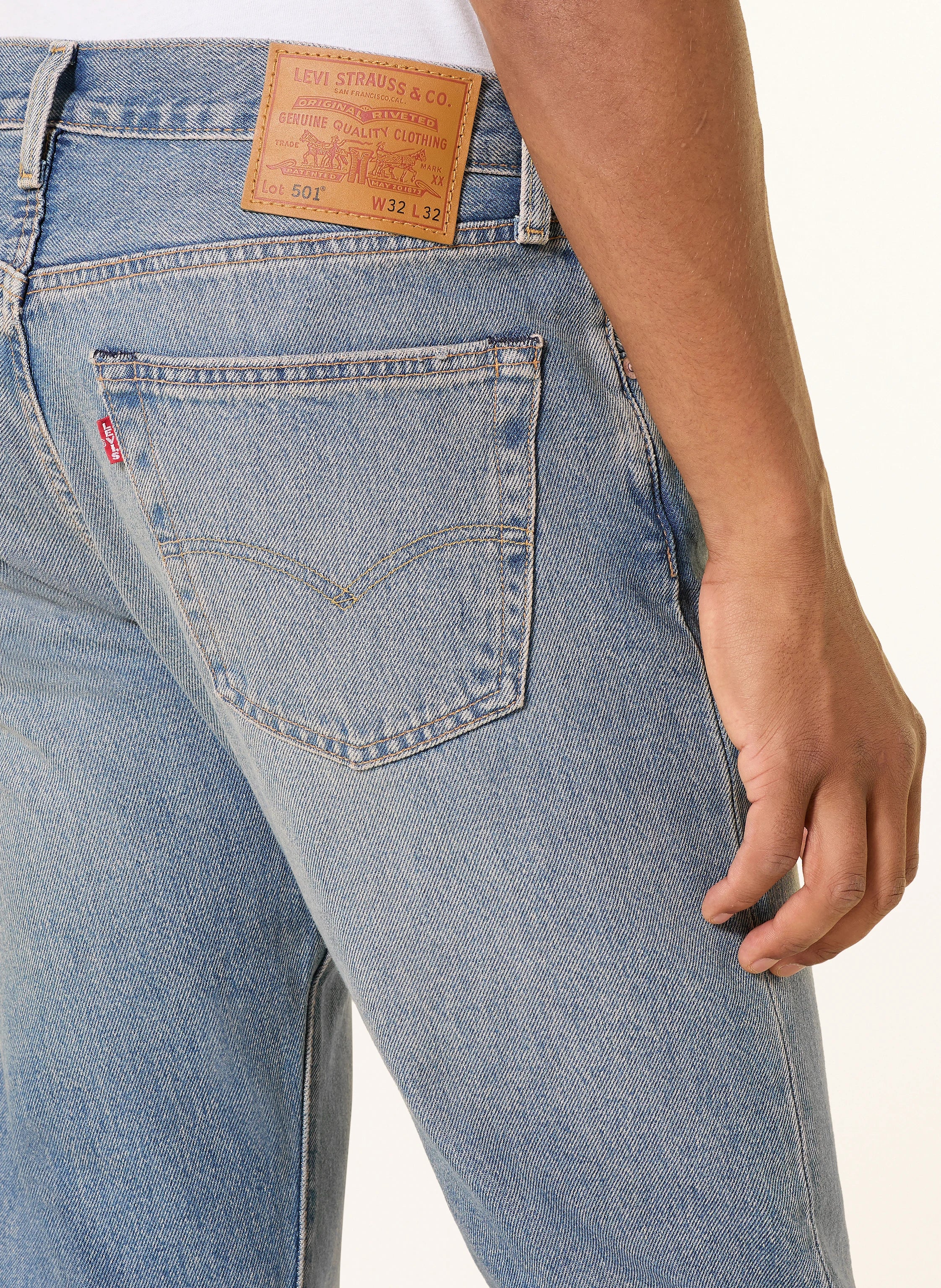 Levi's® Jeans 501® ORIGINAL Slim Fit Jeans – Vintage Used Wash