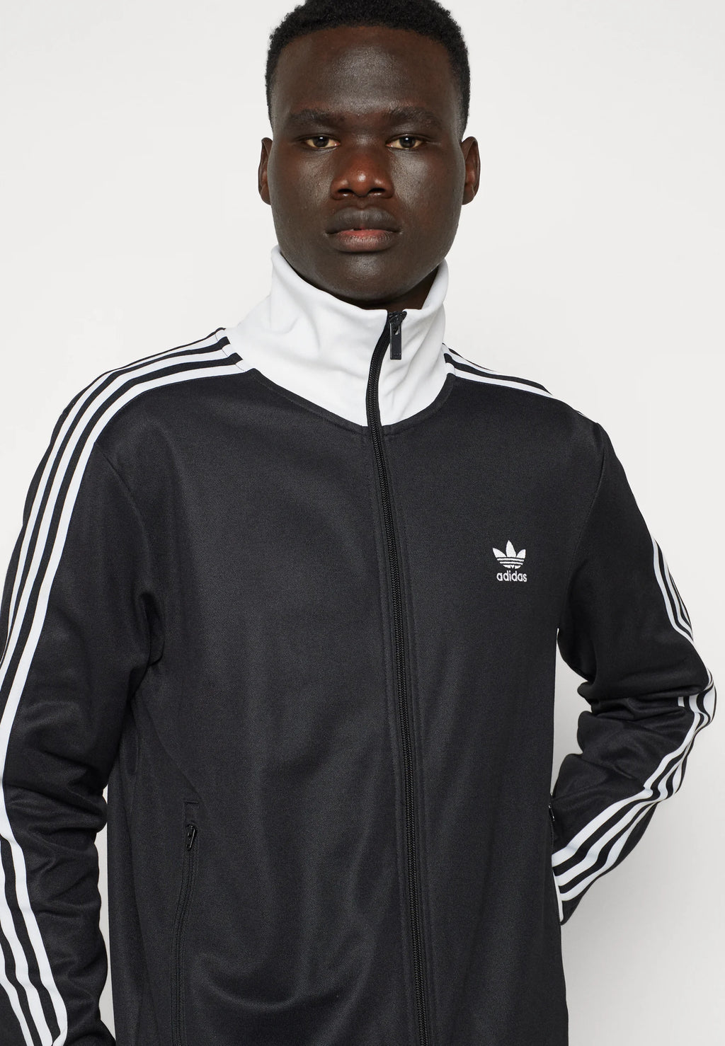 adidas Originals Sweatjacke - noir/blanc/écarlate blanc