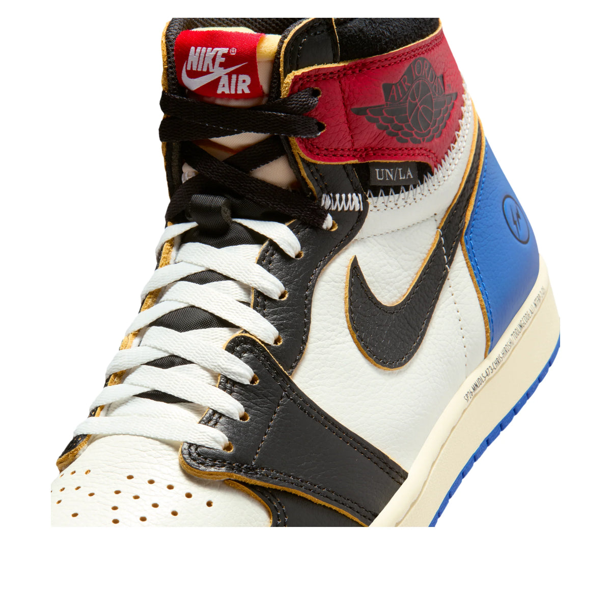 Air Jordan 1 Retro High x Fragment x Union LA OG SP 'Varsity Red Sport Royal'