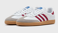 Adidas SAMBA OG – Blanc / Bourgogne / Gomme