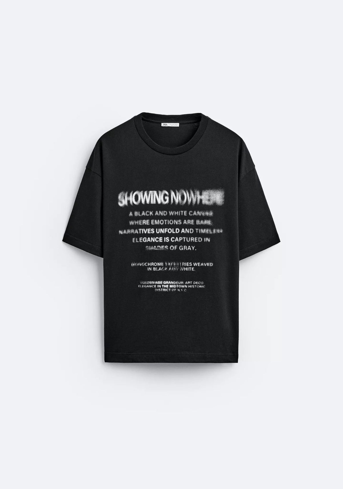 T-shirt imprimé basique Zara