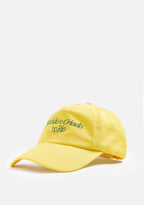 Zara CASQUETTE TECHNIQUE BRODÉE - Noir et jaune