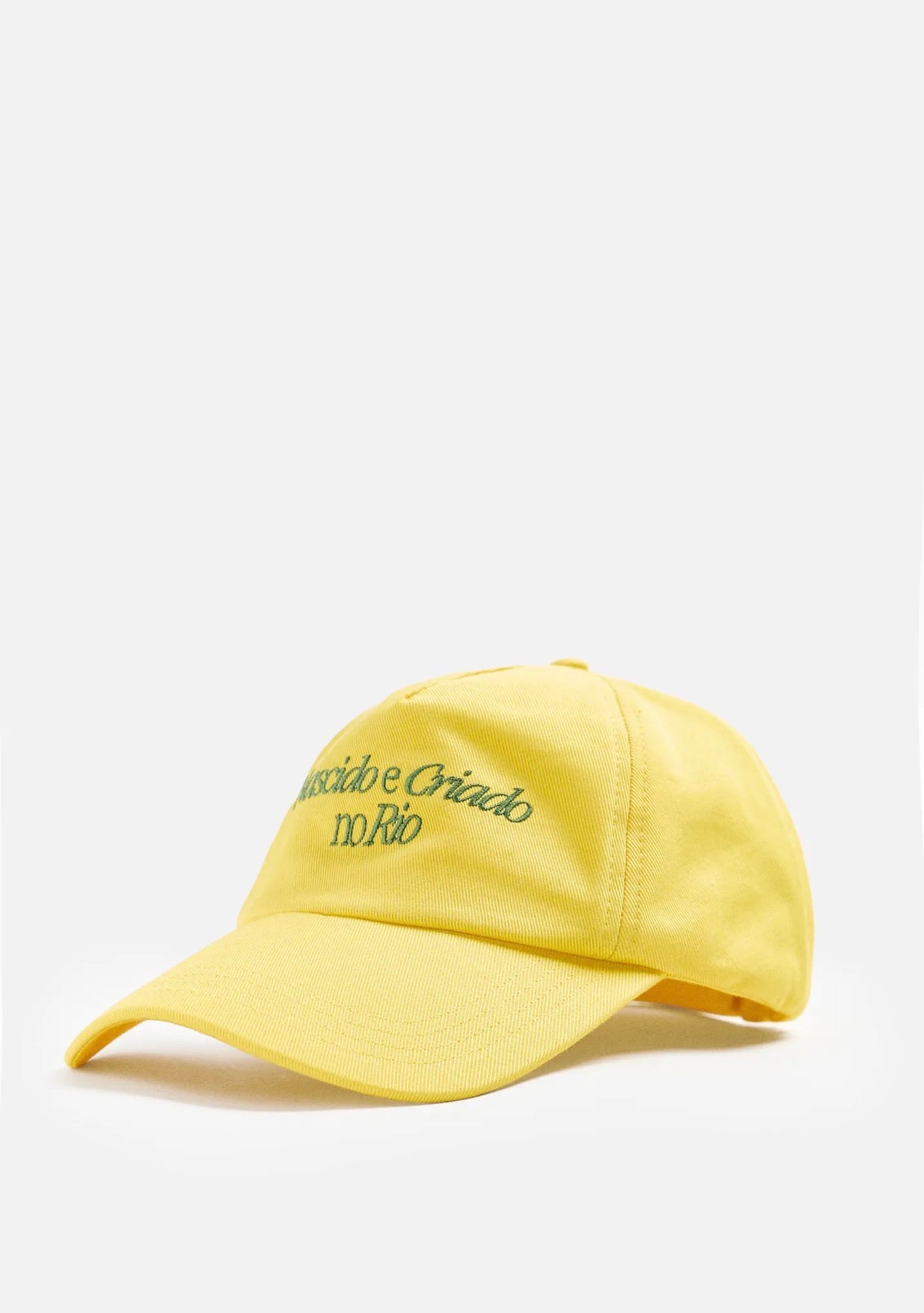 Zara CASQUETTE TECHNIQUE BRODÉE - Noir et jaune