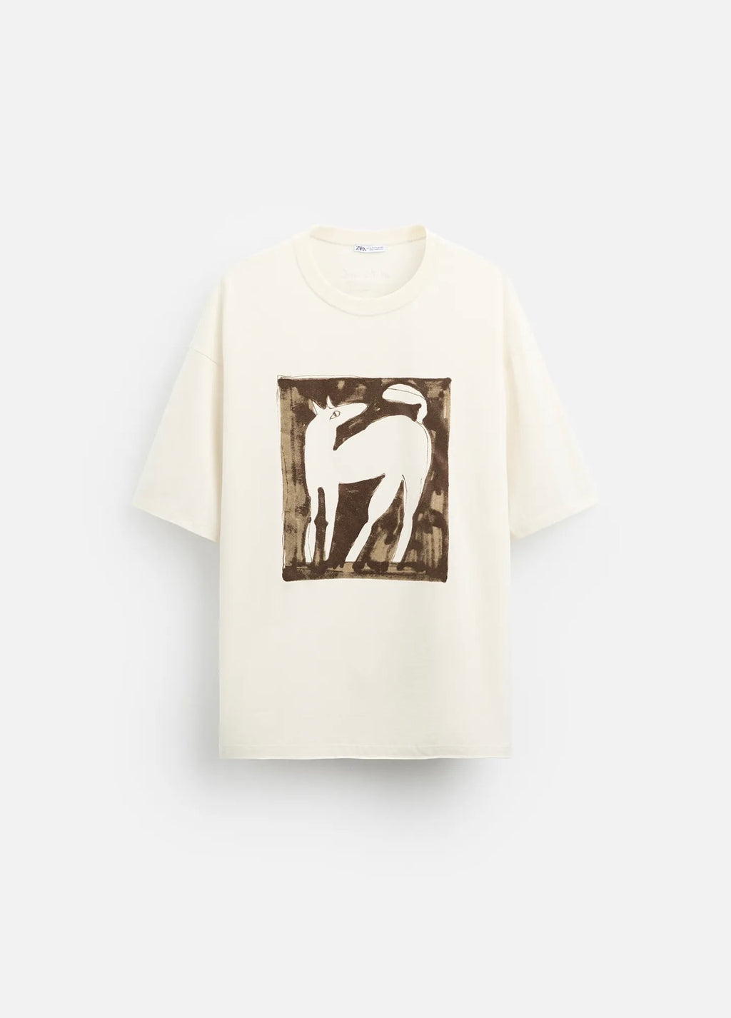 T-shirt imprimé basique Zara