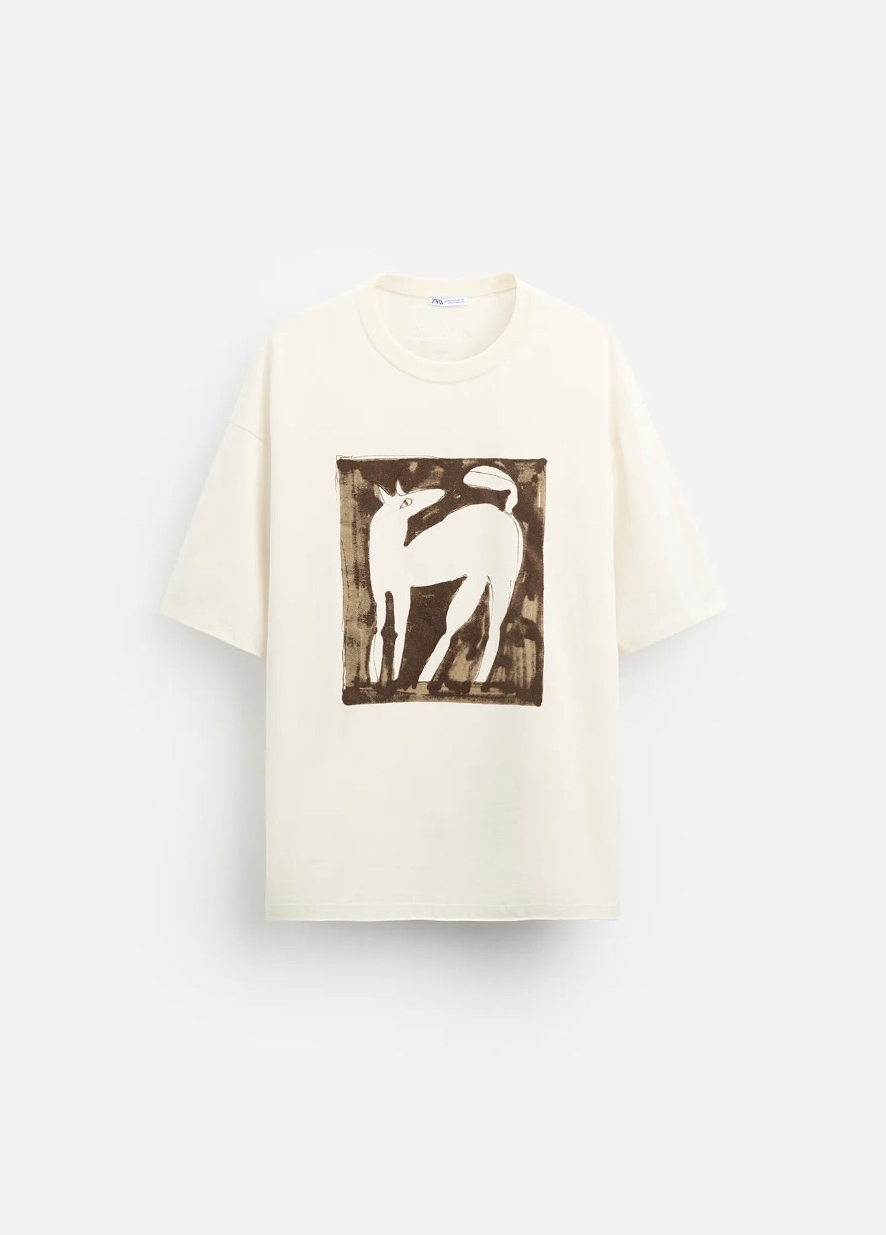 T-shirt imprimé basique Zara