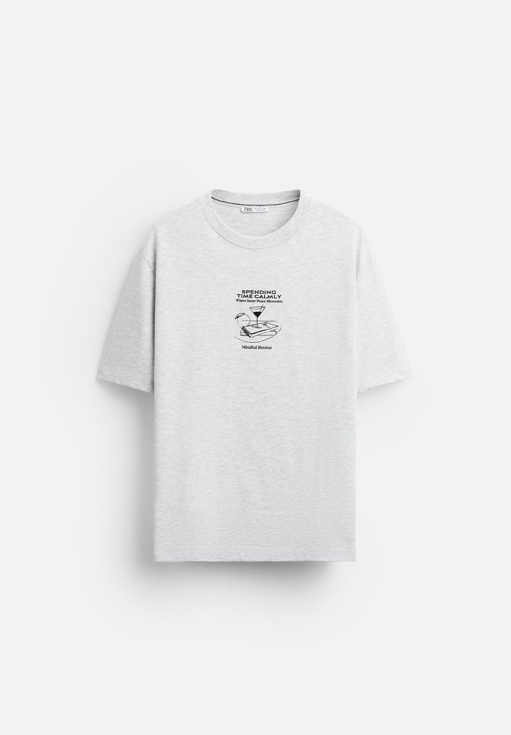 T-shirt imprimé basique Zara