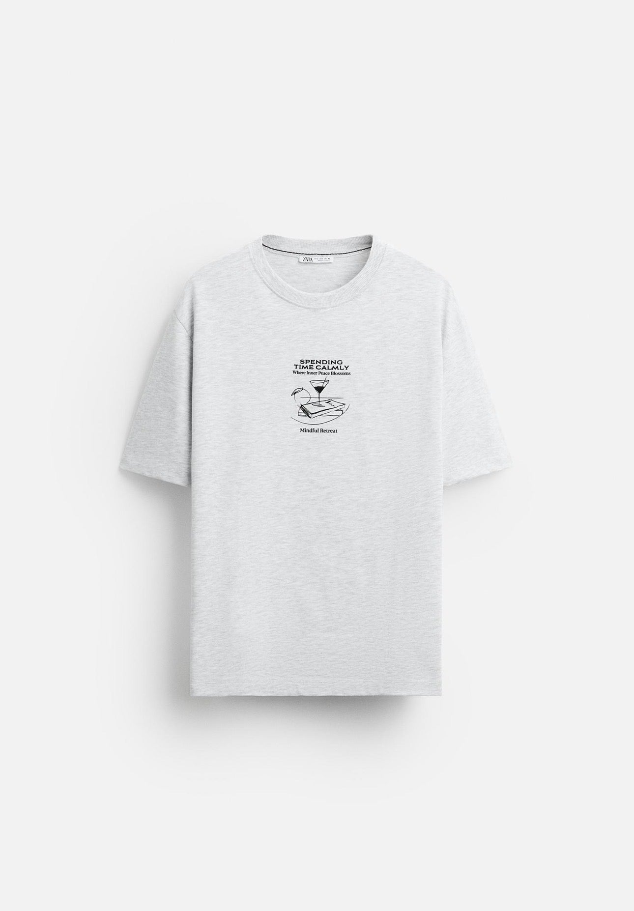 T-shirt imprimé basique Zara