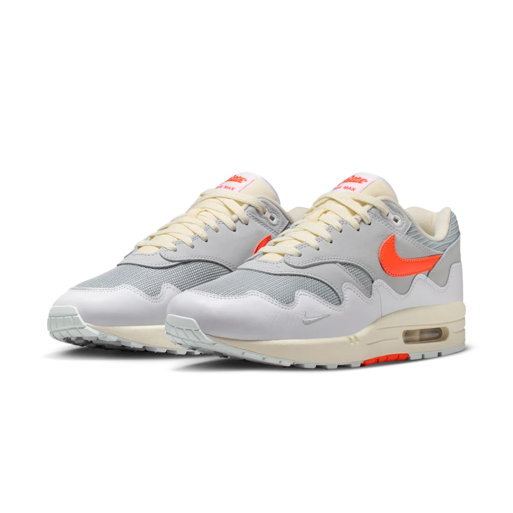 Nike x Patta Air Max 1 '87 'White Hyper Crimson'