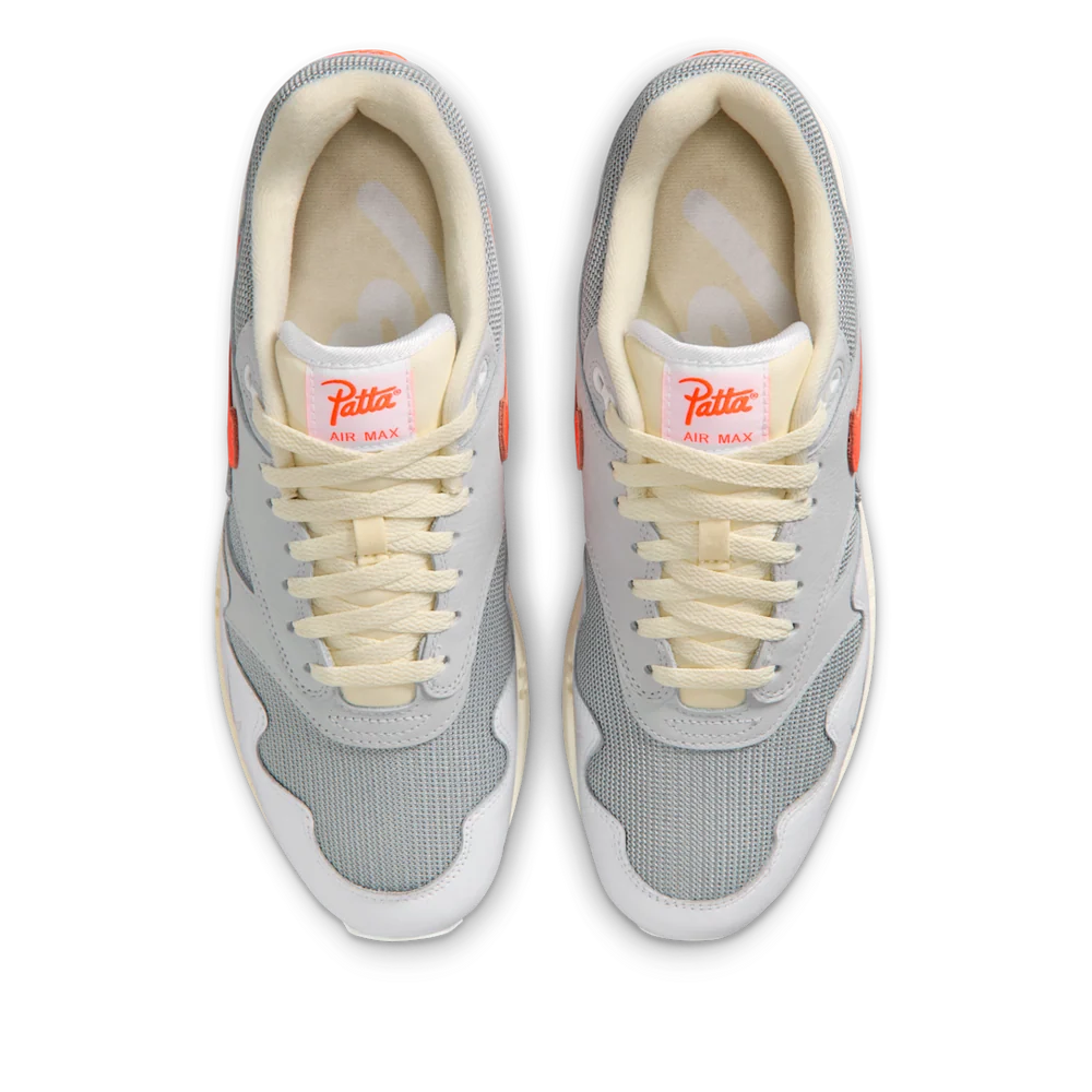 Nike x Patta Air Max 1 '87 'White Hyper Crimson'