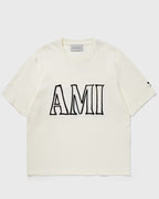 T-SHIRT AMI Paris COUPE DROITE MANCHES COURTES