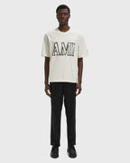 T-SHIRT AMI Paris COUPE DROITE MANCHES COURTES
