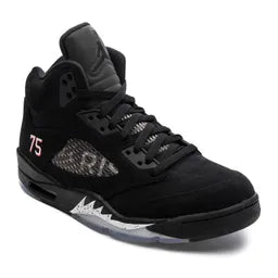 Air Jordan 5 Retro × PSG — Schwarz / Rot / Weiß