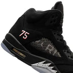 Air Jordan 5 Retro × PSG — Schwarz / Rot / Weiß