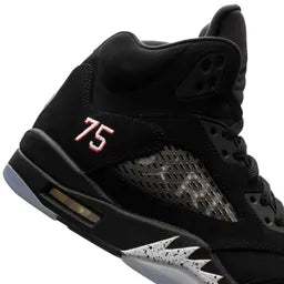 Air Jordan 5 Retro × PSG — Schwarz / Rot / Weiß