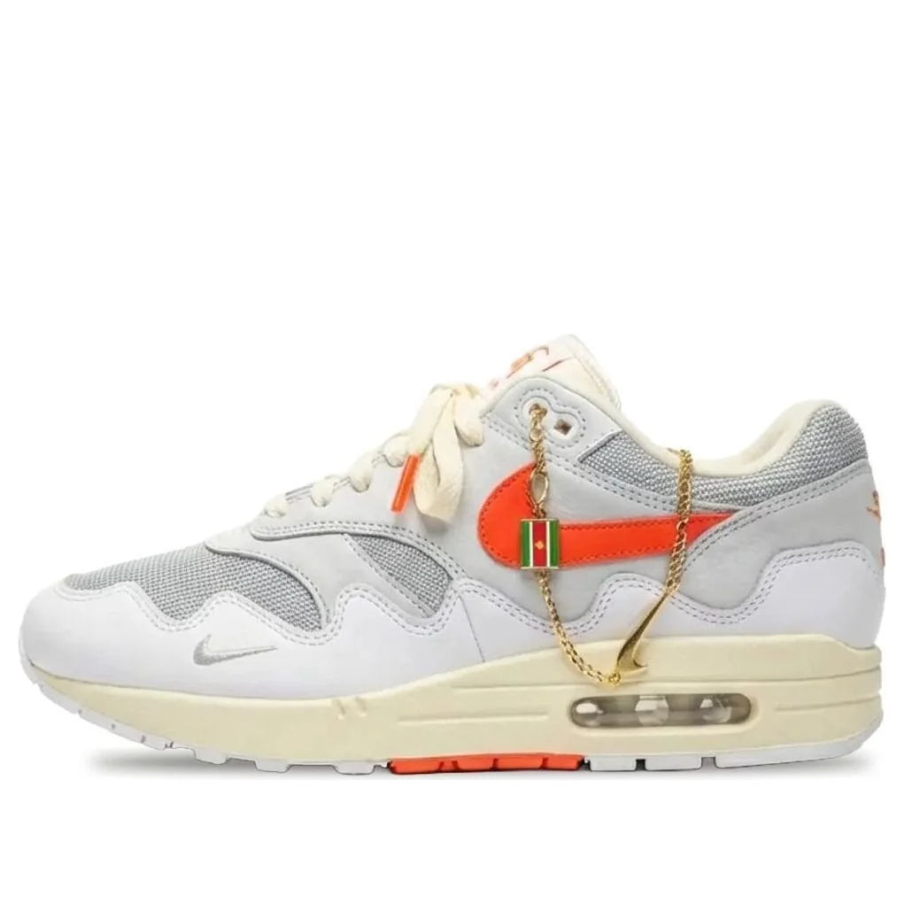 Nike x Patta Air Max 1 '87 'White Hyper Crimson'