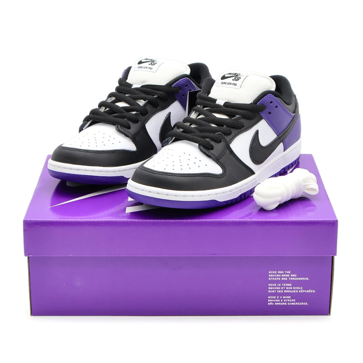 Nike SB Dunk Low Pro Court Purple Black White